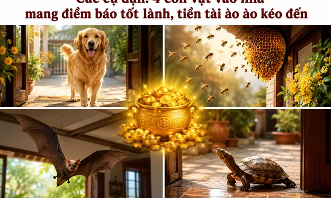 Các cụ dặn: 4 con vật vào nhà mang điềm báo tốt lành, tiền tài ào ào kéo đến, đừng dại đuổi đi mất hết lộc