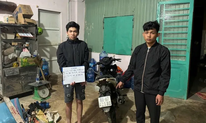 Lâm Đồng: Truy bắt nhanh hai thiếu niên 16 tuổi trộm cắp xe máy