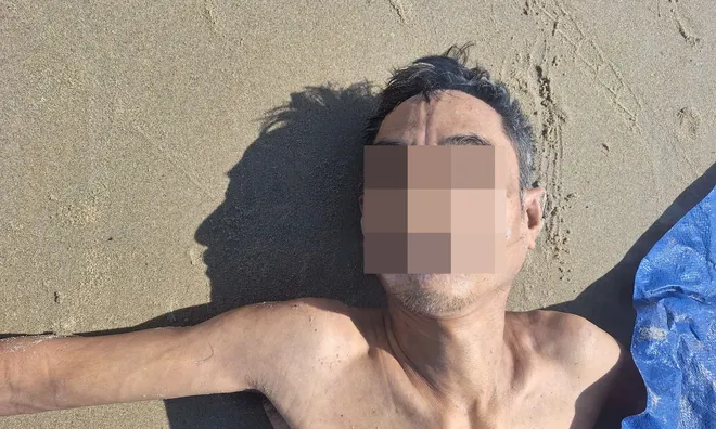 Phát hiện thi thể nam giới không giấy tờ tuỳ thân trôi dạt vào bờ biển Đà Nẵng