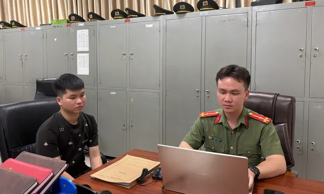 Công an làm việc với Vương Thành Nam SN 2003