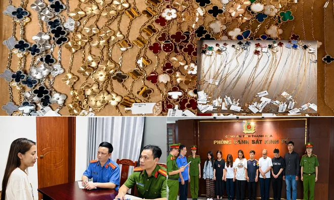 Bắt nữ phó giám đốc xinh đẹp Đào Thùy Trang cùng 14 bị can trong “đế chế” làm trang sức giả Louis Vuitton, Tiffany&Co, Chanel…, thu lợi 30 tỷ đồng