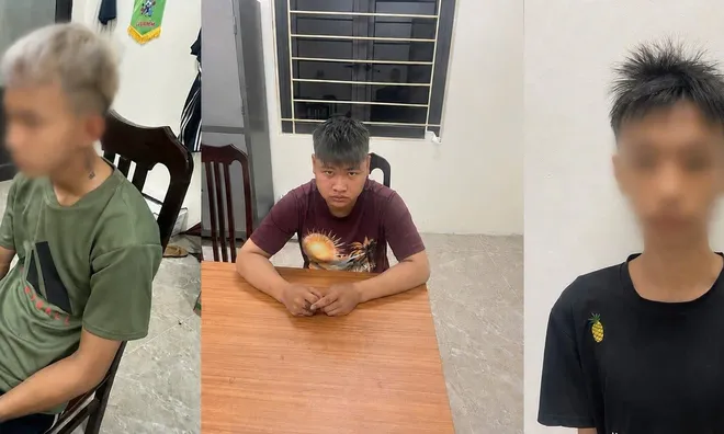 Đang chấp hành án treo, Nguyễn Tiến Nhật cùng 2 thiếu niên tiếp tục mang kiếm, dao tự chế truy sát người đi đường