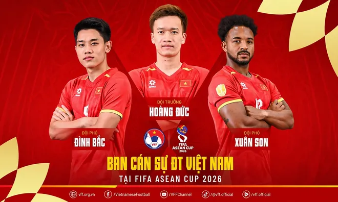 HLV Kim Sang Sik công bố Ban cán sự ĐT Việt Nam tại FIFA ASEAN Cup 2026