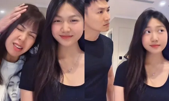 Mạnh Trường khiến ai cũng lo vì "ra tay" với vợ, ái nữ xinh như hoa hậu được khen diễn hay hơn bố