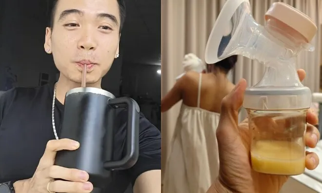 Chồng H'Hen Niê lấy sữa của vợ pha cà phê mời bạn bè, nàng hậu thông báo sữa đó con đã ngậm rồi