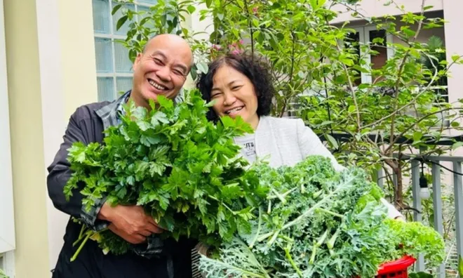 Bác sĩ Đông y Hà Nội chi gần 100 triệu trồng rau nuôi cá trên sân thượng: Rau xanh tốt, hoa nở rực rỡ 4 mùa