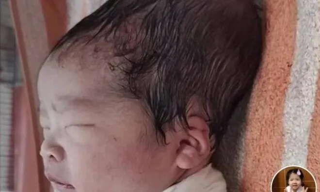 Con sơ sinh chào đời có dáng đầu dài bất thường, bố mẹ phát hoảng cầu cứu bác sĩ