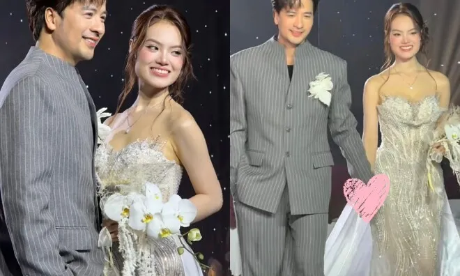 Đám cưới Đoàn Minh Tài và vợ bác sĩ kém 16 tuổi: Bố mẹ chú rể rạng ngời trong ngày đón dâu