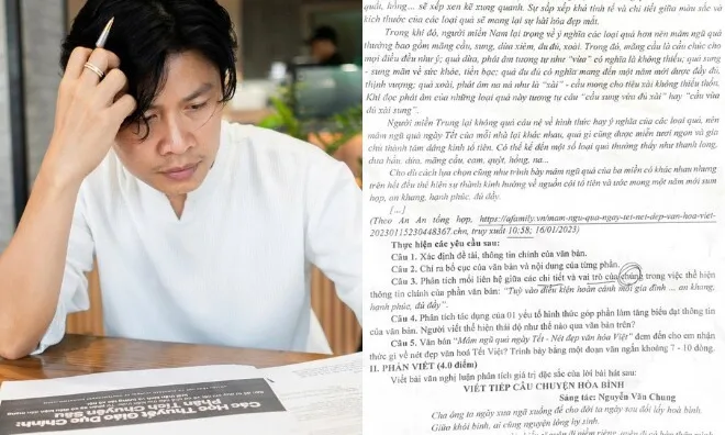 Ca khúc "Viết tiếp câu chuyện hòa bình" vào đề thi lớp 11, nhạc sĩ Nguyễn Văn Chung phải vội đính chính một điều