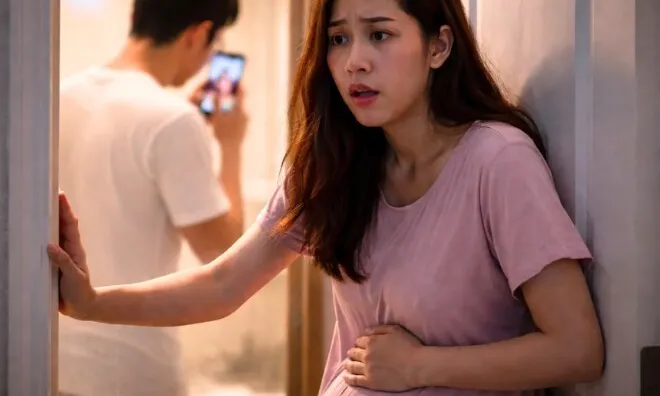 Bầu sắp đẻ nửa đêm nghe chồng gọi: "Em yêu" trong nhà tắm, mở cửa ra tôi tái mặt nộp đơn ly hôn