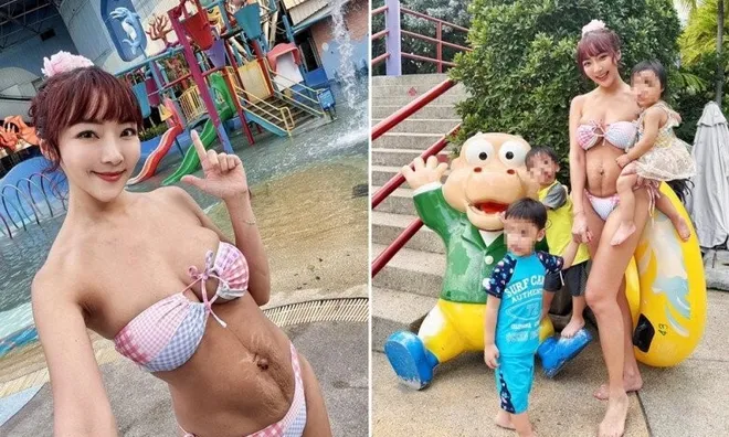 Hoa hậu bikini đẹp nhất thế giới 5 năm sinh 4 con, bị chê bụng quá xấu, sau PTTM ai nhìn cũng câm nín