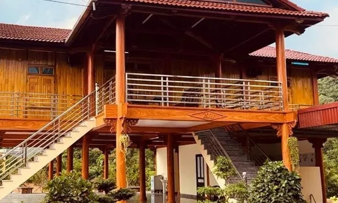 Đã mắt với khu vườn tại nhà sàn bạc tỷ của Mạc Văn Khoa ở quê, có quả tuổi thơ làm nhiều người thích thú