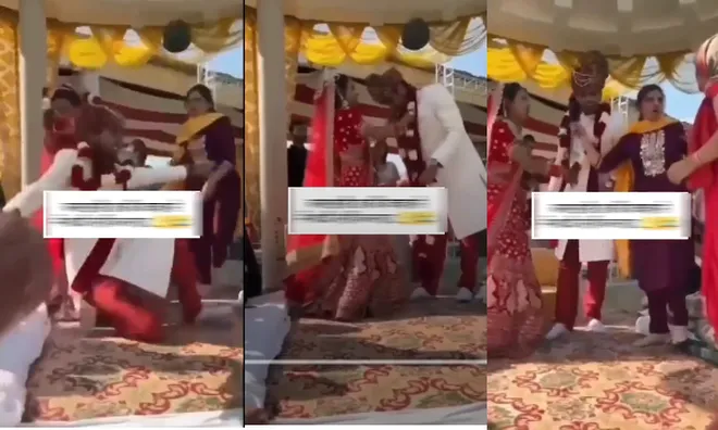 Clip: Chú rể được bạn gái cũ "tặng" ngay cú xông phi trên lễ đường, quan viên hai họ bật ngửa