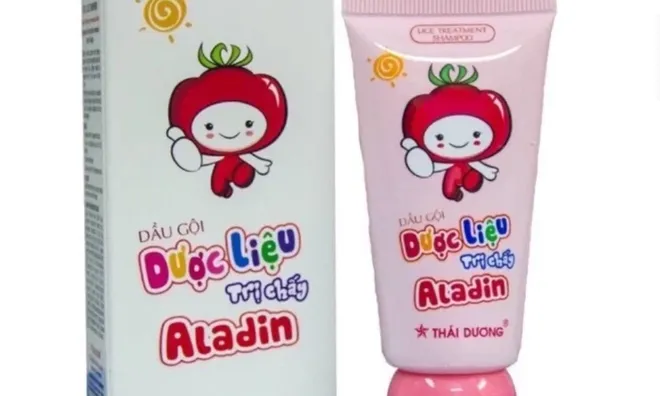 Thu hồi lô dầu gội dược liệu sạch chấy Aladin của Sao Thái Dương chứa methylparaben nguy cơ ảnh hưởng hệ thần kinh của bé