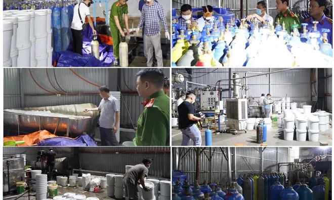 Bên trong 3 xưởng sản xuất khí cười quy mô lớn vừa bị triệt phá có gì?