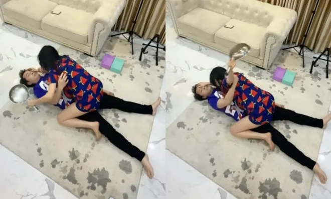 Cựu hot girl khoe dáng nóng bỏng hậu 3 lần sinh nở, ở biệt thự 50 tỷ nhưng "sơ hở" là dùng chảo với chồng