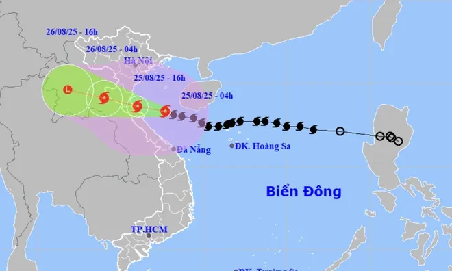 Tin mới nhất về bão số 5: Tâm bão cách Nghệ An khoảng 160km, sức gió mạnh nhất giật cấp 17, điểm danh những vùng mưa cực to