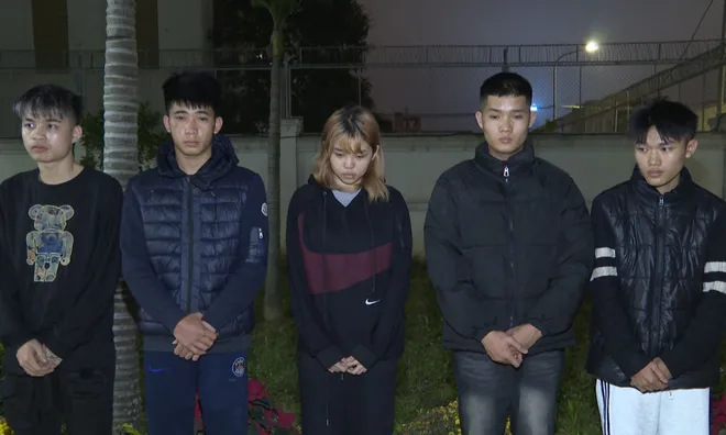 5 thanh, thiếu niên vừa bị bắt vì giết người và gây rối trật tự công cộng ở Thanh Hóa là những ai?