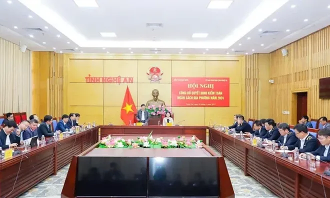Đoàn Kiểm toán phát hiện nhiều “lỗ hổng” trong quản lý thu ngân sách ở Nghệ An năm 2024