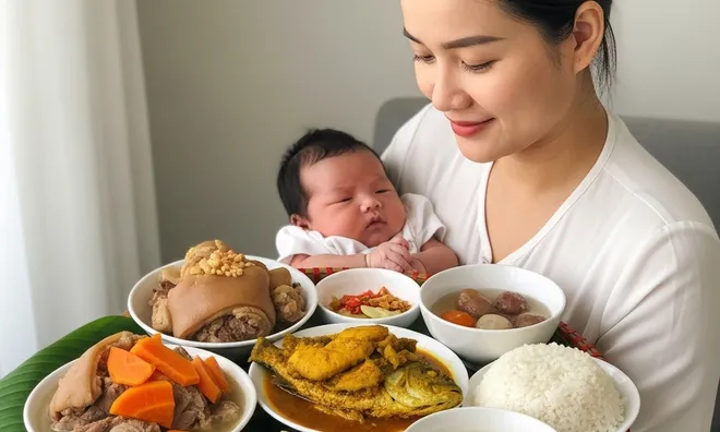 Ở cữ nhà chồng và bữa cơm cữ đầu tiên khiến tôi nghẹn ngào