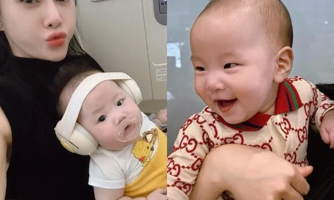 Mẹ bỉm Vbiz địu theo con "chạy show": Phương Oanh cùng cặp song sinh bay hạng thương gia, Võ Hoàng Yến sắp có "truyền nhân"