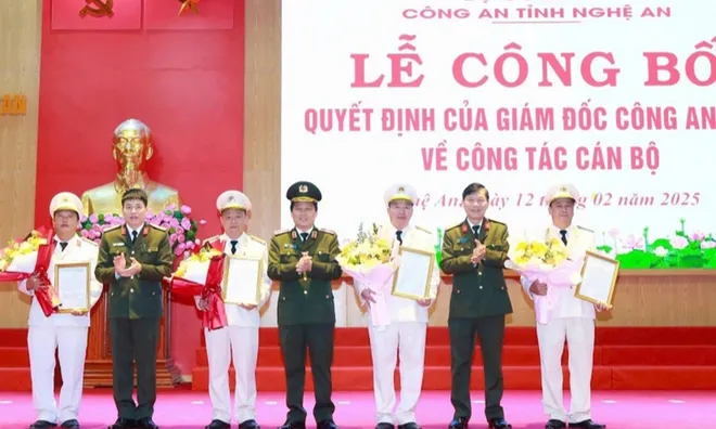 4 phó trưởng công an huyện tại Nghệ An tình nguyện về làm trưởng, phó công an cấp xã