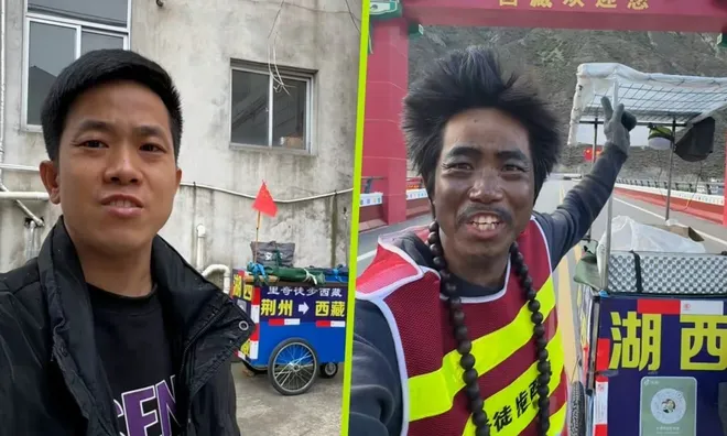 Từ Hồ Bắc đến Lhasa: Hành trình 3.300 km khiến người đàn ông Trung Quốc "lão hóa" nhanh chóng