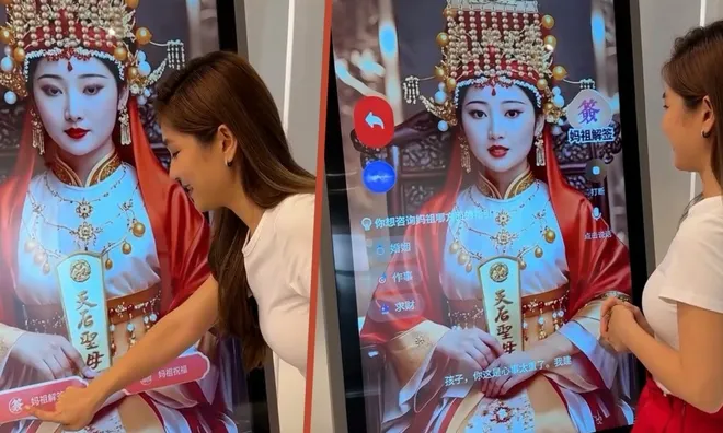 Đi chùa thời 4.0: Malaysia ra mắt Thánh Mẫu Mazu phiên bản AI gây sốt cộng đồng mạng