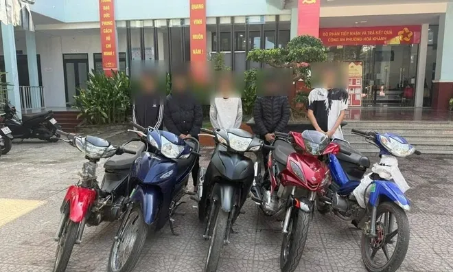 Làm rõ nhóm thanh thiếu niên trộm cắp xe máy