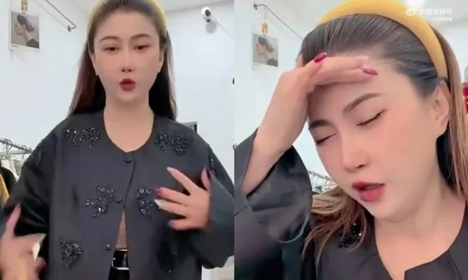 Đang livestream bán quần áo, nữ streamer bỗng kêu đau đầu rồi hét lớn trước khi gục xuống