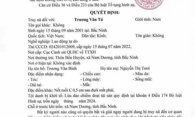 Trương Văn Tú ra đầu thú