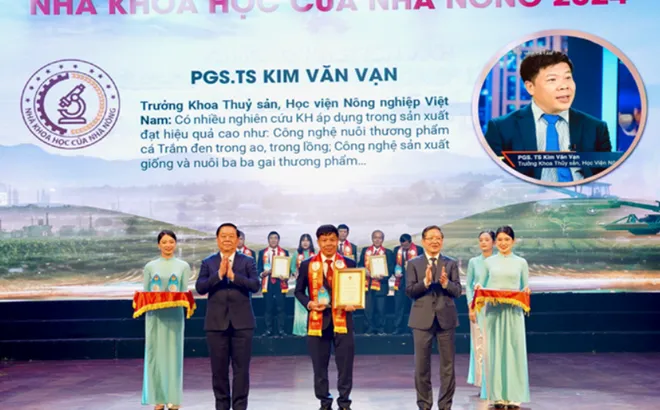 Học viện Nông nghiệp Việt Nam có một nhà giáo được vinh danh "Nhà khoa học của nhà nông"