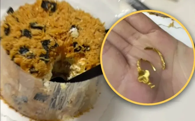 Màn cầu hôn dở khóc dở cười, bí mật nằm trong chiếc bánh kem