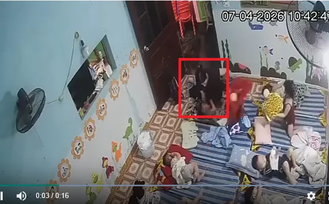 Clip nghi bạo hành trẻ mầm non ở Hưng Yên gây bức xúc: Cận cảnh 16 giây đau nhói lòng