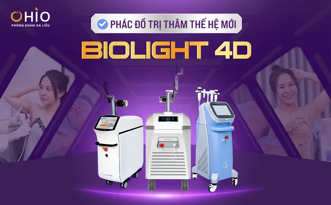 Phác đồ Bio Light 4D trong hỗ trợ điều trị thâm da tại Việt Nam