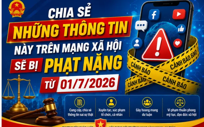 Từ ngày 1/7, chia sẻ những thông tin này trên mạng xã hội sẽ bị phạt tới 50 triệu đồng