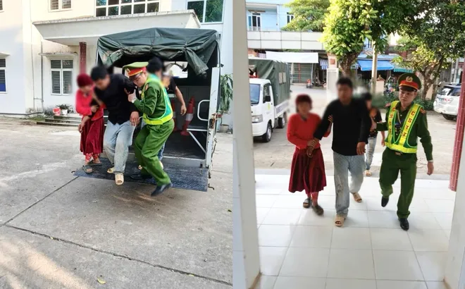 Ngã xe giữa đường khi đưa người thân đi cấp cứu ngộ độc lá ngón, nam thanh niên bật khóc vì hành động của công an