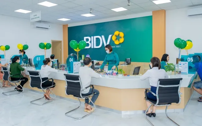 Lãi từ mua bán chứng khoán đầu tư của BIDV tăng đột biến