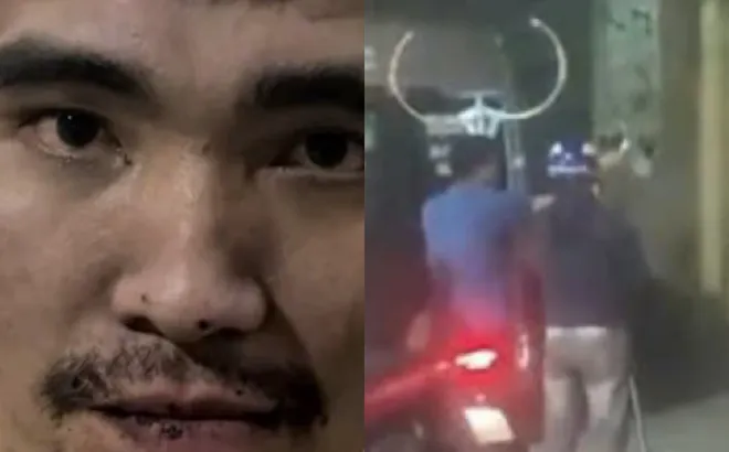 Clip: Khống chế gã đàn ông vung dao chém người đi đường, cố thủ trong gầm ô tô