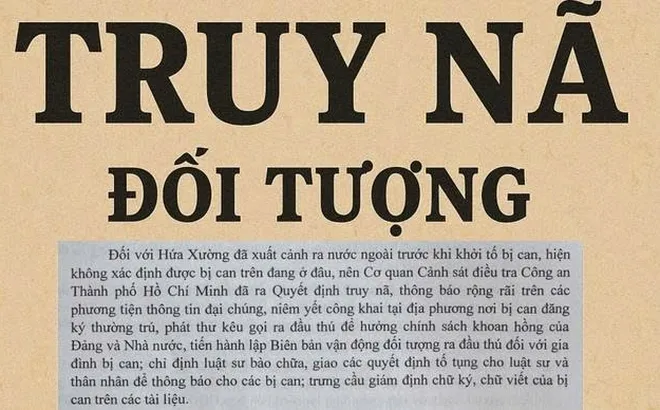 Truy nã Hứa Xường, em trai Hứa Thị Phấn