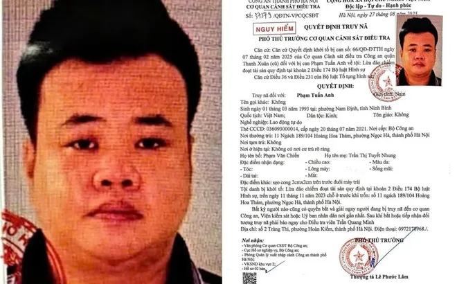 Hà Nội: Truy nã Phạm Tuấn Anh