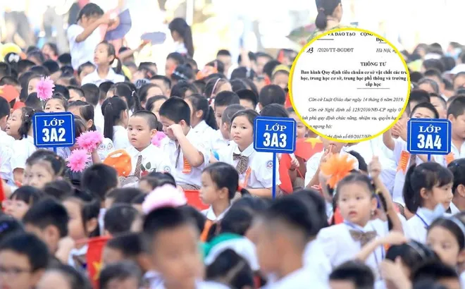 Bộ GDĐT đề xuất trường tiểu học quy mô tối đa 40 lớp 