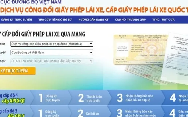 Cục Đường bộ: Tăng cường hỗ trợ người dân đổi bằng lái xe trực tuyến