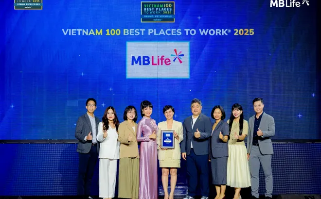 MB Life 3 năm liên tiếp được vinh danh “Nơi làm việc tốt nhất Việt Nam”