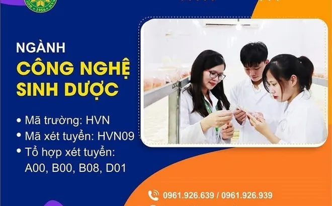 Tuyển sinh ngành Công nghệ sinh dược tại Học viện Nông nghiệp Việt Nam