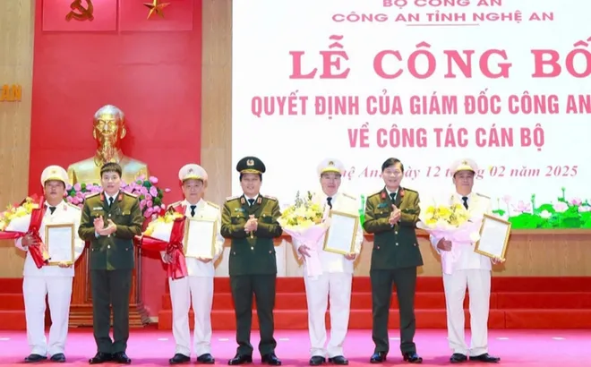4 phó trưởng công an huyện tại Nghệ An tình nguyện về làm trưởng, phó công an cấp xã