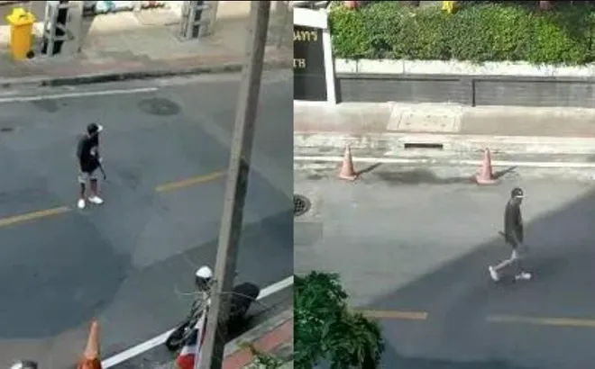 Clip: Bức xúc vì bị xử phạt, người đàn ông vác mã tấu đe dọa cảnh sát giữa ban ngày