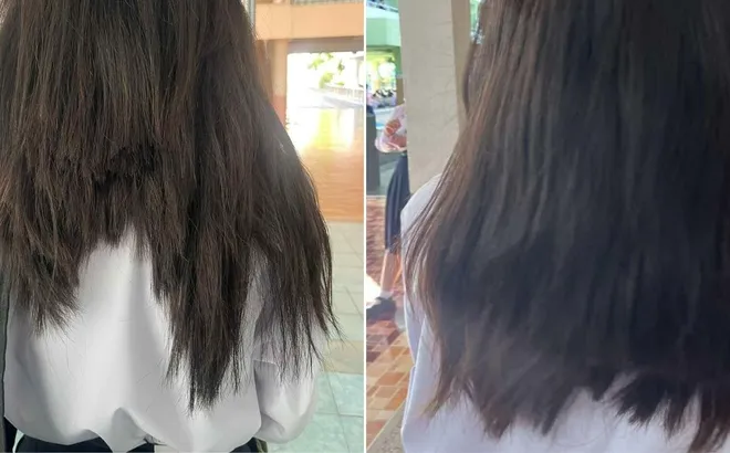 Học sinh bị cắt tóc nham nhở vì vi phạm quy định, dân mạng phản ứng dữ dội, trường học phải lên tiếng