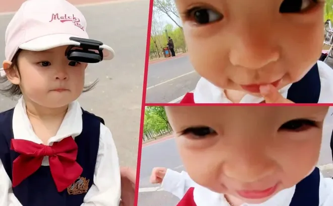 Bé gái 2 tuổi chỉ chạy nhảy, khóc cười thôi mà đã hút 360 triệu lượt xem, ai cũng "tan chảy" vì quá đáng yêu