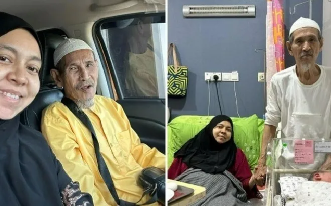 Cụ ông 80 tuổi vỡ òa hạnh phúc khi vợ trẻ kém 38 tuổi bất ngờ mang thai và sinh bé gái đầu lòng